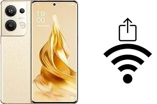 How to generate a Wi-Fi QR code on an Oppo Reno9 Pro+