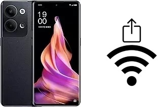 How to generate a Wi-Fi QR code on an Oppo Reno9