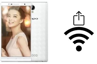 How to generate a QR code with the Wi-Fi password on a Oppo U3