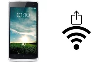 How to generate a QR code with the Wi-Fi password on a Oppo R2001 Yoyo