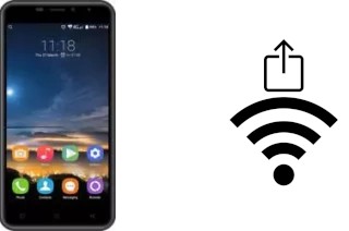 How to generate a QR code with the Wi-Fi password on a Oukitel C9