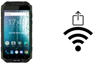 How to generate a QR code with the Wi-Fi password on a Oukitel K10000 Max