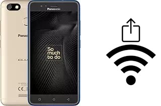 How to generate a QR code with the Wi-Fi password on a Panasonic Eluga A4