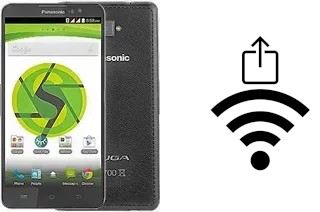 How to generate a Wi-Fi QR code on an Panasonic Eluga S