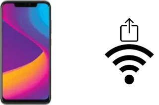 How to generate a QR code with the Wi-Fi password on a Panasonic Eluga X1