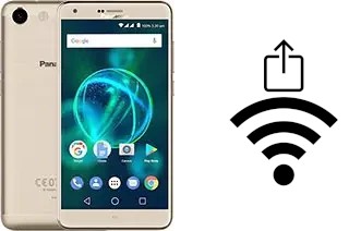 How to generate a QR code with the Wi-Fi password on a Panasonic P55 Max