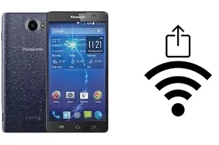 How to generate a QR code with the Wi-Fi password on a Panasonic P55