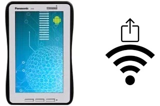 How to generate a Wi-Fi QR code on an Panasonic Toughpad JT-B1