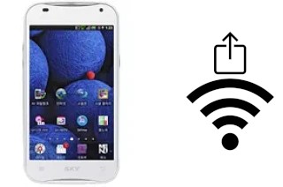 How to generate a QR code with the Wi-Fi password on a Pantech Vega LTE EX IM-A820L