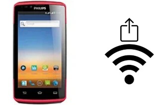 How to generate a QR code with the Wi-Fi password on a Philips W7555