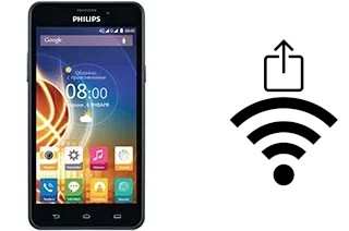 How to generate a QR code with the Wi-Fi password on a Philips V526