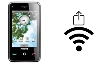 How to generate a QR code with the Wi-Fi password on a Philips V808