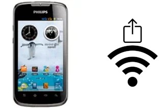 How to generate a QR code with the Wi-Fi password on a Philips W635