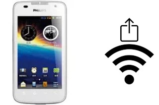 How to generate a QR code with the Wi-Fi password on a Philips W6350