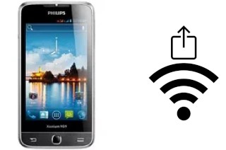 How to generate a Wi-Fi QR code on an Philips W736