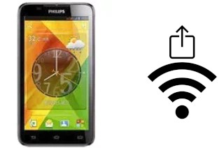 How to generate a QR code with the Wi-Fi password on a Philips W8355