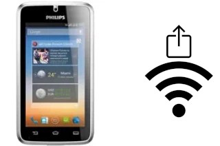 How to generate a QR code with the Wi-Fi password on a Philips W8500