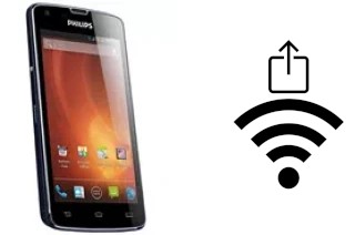 How to generate a QR code with the Wi-Fi password on a Philips W8510