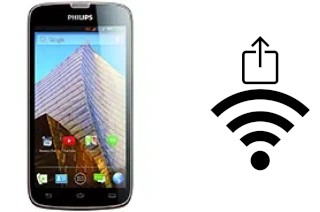 How to generate a QR code with the Wi-Fi password on a Philips W8555