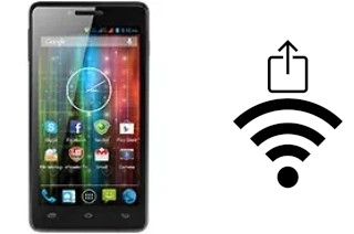 How to generate a Wi-Fi QR code on an Prestigio MultiPhone 5500 Duo