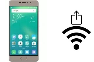 How to generate a QR code with the Wi-Fi password on a QMobile Noir E2