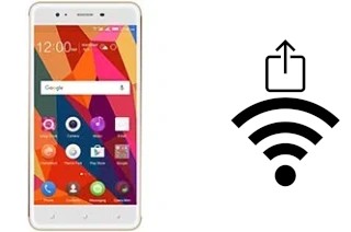 How to generate a QR code with the Wi-Fi password on a QMobile Noir LT750