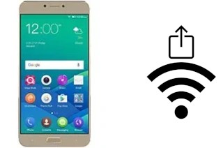 How to generate a QR code with the Wi-Fi password on a QMobile Noir Z14