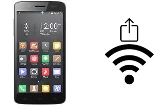 How to generate a Wi-Fi QR code on an QMobile Linq L10