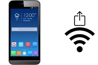 How to generate a QR code with the Wi-Fi password on a QMobile Noir LT250