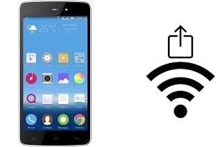 How to generate a QR code with the Wi-Fi password on a QMobile Noir LT600