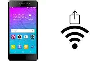 How to generate a QR code with the Wi-Fi password on a QMobile Noir Z10