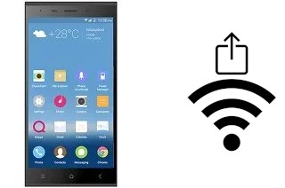 How to generate a QR code with the Wi-Fi password on a QMobile Noir Z5