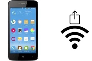 How to generate a QR code with the Wi-Fi password on a QMobile Noir X350