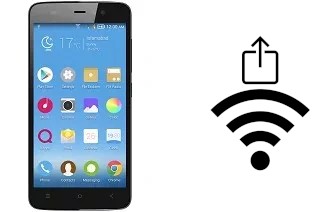 How to generate a QR code with the Wi-Fi password on a QMobile Noir X450