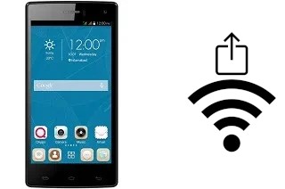 How to generate a QR code with the Wi-Fi password on a QMobile Noir X550