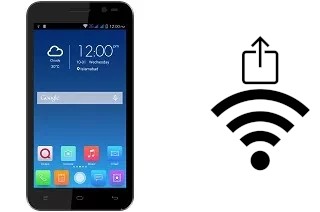 How to generate a QR code with the Wi-Fi password on a QMobile Noir X600