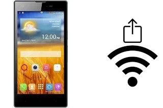 How to generate a QR code with the Wi-Fi password on a QMobile Noir X700