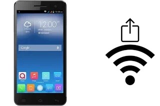 How to generate a QR code with the Wi-Fi password on a QMobile Noir X900