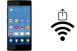 How to generate a QR code with the Wi-Fi password on a QMobile Noir Z6