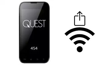 How to generate a QR code with the Wi-Fi password on a Qumo QUEST 454