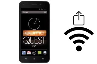 How to generate a QR code with the Wi-Fi password on a Qumo QUEST 455