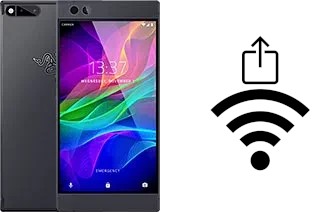 How to generate a Wi-Fi QR code on an Razer Phone