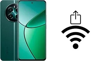 How to generate a QR code with the Wi-Fi password on a Realme 12+