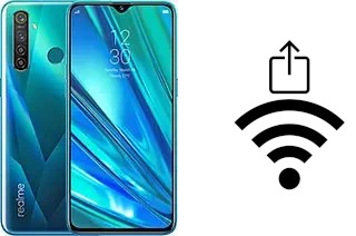 How to generate a QR code with the Wi-Fi password on a Realme Q