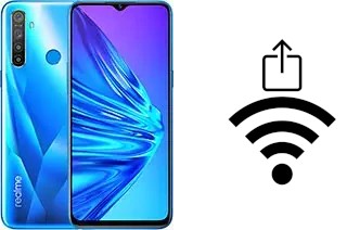 How to generate a QR code with the Wi-Fi password on a Realme 5