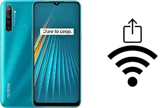 How to generate a QR code with the Wi-Fi password on a Realme 5i