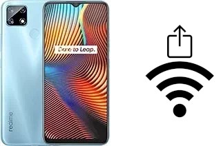 How to generate a Wi-Fi QR code on an Realme 7i (Global)