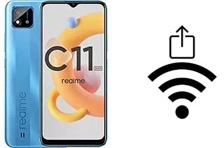 How to generate a Wi-Fi QR code on an Realme C11 (2021)