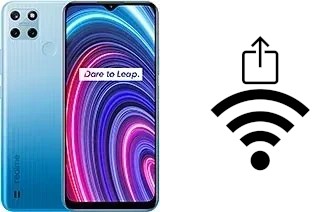 How to generate a Wi-Fi QR code on an Realme C25Y