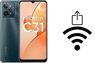 How to generate a Wi-Fi QR code on an Realme C31